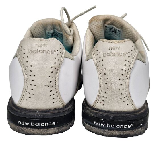 New Balance Golf Cleats Soft Spiked Soles Shoes WG1275B  White Beige Womens‎ 10 - Picture 6 of 12
